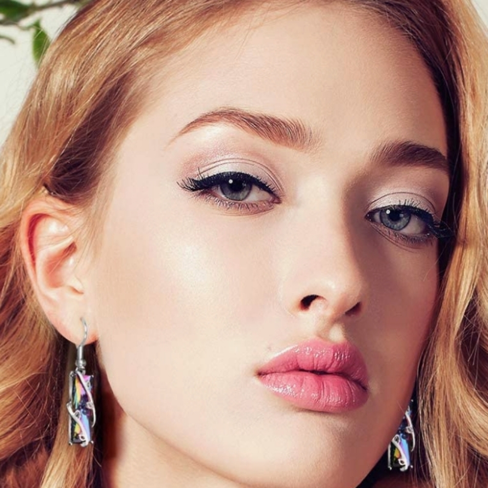 Rainbow Crystal Earrings